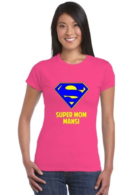 Personalized Super Hero Mom Dad Child Family T shirt - Image 8