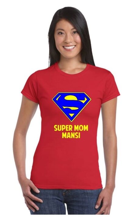 Personalized Super Hero Mom Dad Child Family T shirt - Image 7
