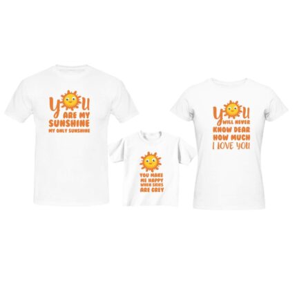 You are My Sunshine Family T-shirts - Image 7