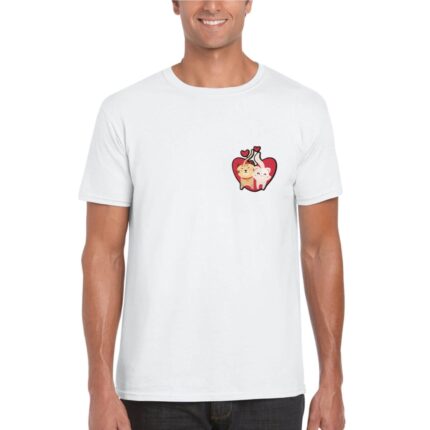 Kittens Love Couple T-shirt - Image 5