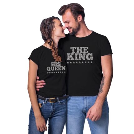 The King His Queen Couple T-shirt