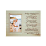 The Masterpiece Dad Engraved Poem Photo Frame