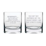 The Storyteller Engraved Whiskey Glasses - Set of 2