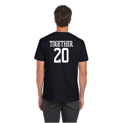 Together Since 2018 Round Neck Couple T-shirt - Image 4