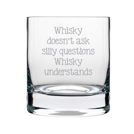 Whisky Understands Engraved Whiskey Glass - Image 2