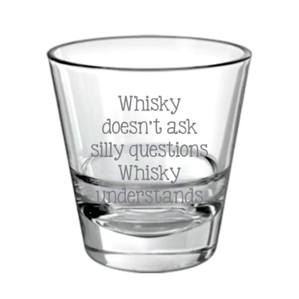 Whisky Understands Engraved Whiskey Glass