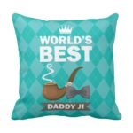 World's Best Daddy Ji Printed Cushion Cover