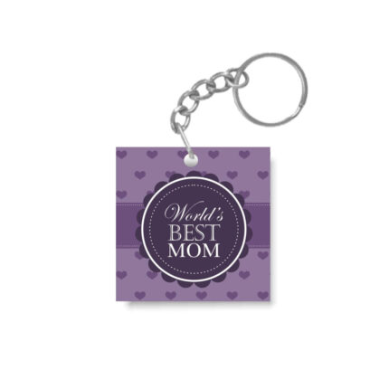 Worlds Best Mom Keychain