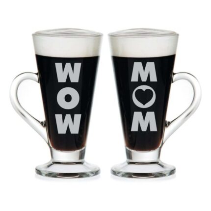 Wow Mom Engraved Tea Mug