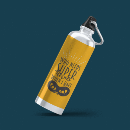Super Hero Dad Sipper Water Bottle for Dad Stainless Steel - Gym, Office - Image 3