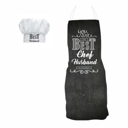 Best Chef Husband In The World Apron - Image 5