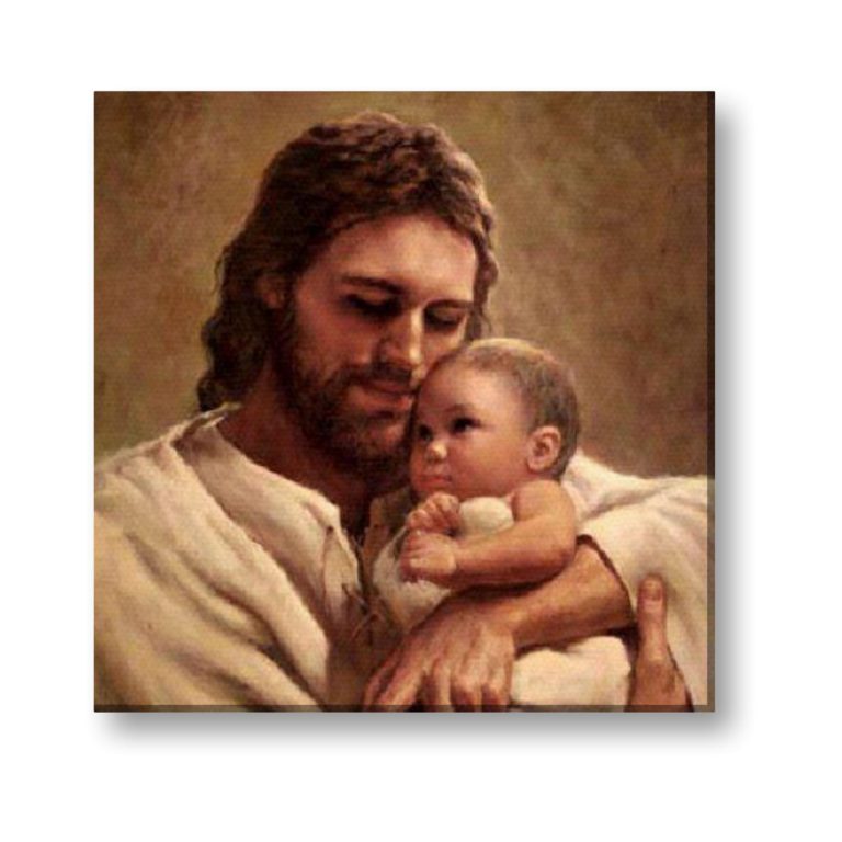 Blissful Lord Jesus Canvas Wall Paintings Frame