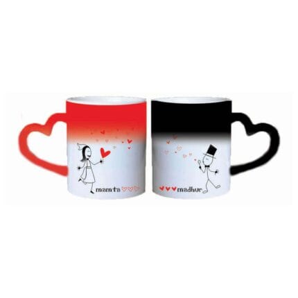 Blown Away By Love Lover Couple Mugs - Image 2