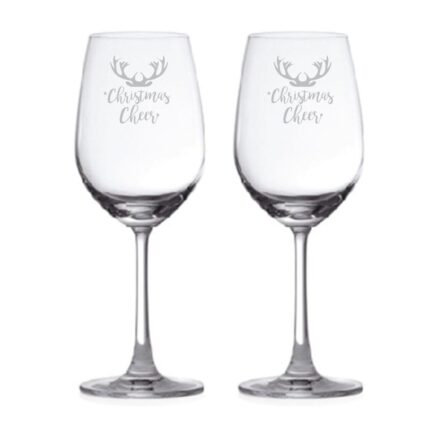 Christmas Cheer Wine Glasses Set of 2 - Image 3
