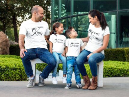 King and Queen Family Tshirts - Image 2
