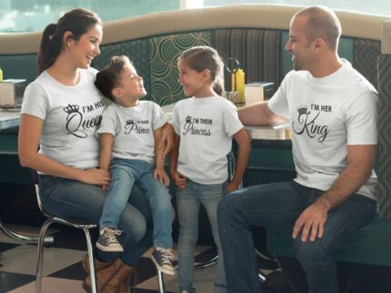 King and Queen Family Tshirts - Image 3