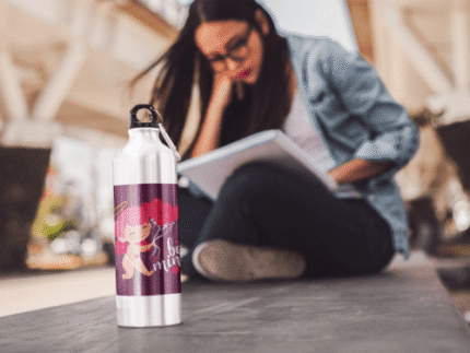 Girlfriend Cupid Be Mine Stainless Steel Sipper Water Bottle - 600 ml
