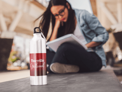 Girlfriend Tearrific Terrific Tea Lover Girlfriend Stainless Steel Sipper Water Bottle - 600 ml - Image 2