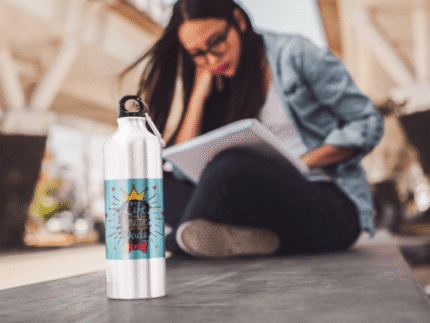 Life Doesnt Come with Instructions But Dad Sipper Water Bottle for Dad Stainless Steel - Gym, Office - Image 2