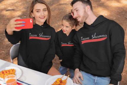 Personalized Team Parent And Child Family Sweatshirts