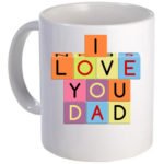 Scrabble I Love You Dad Mug