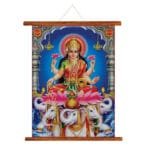 Goddess Lakshmi Canvas Scroll