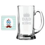 King Dad Beer Mug