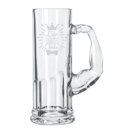 Life Doesnt Come With Instructions But Dad Beer Mug - Image 6