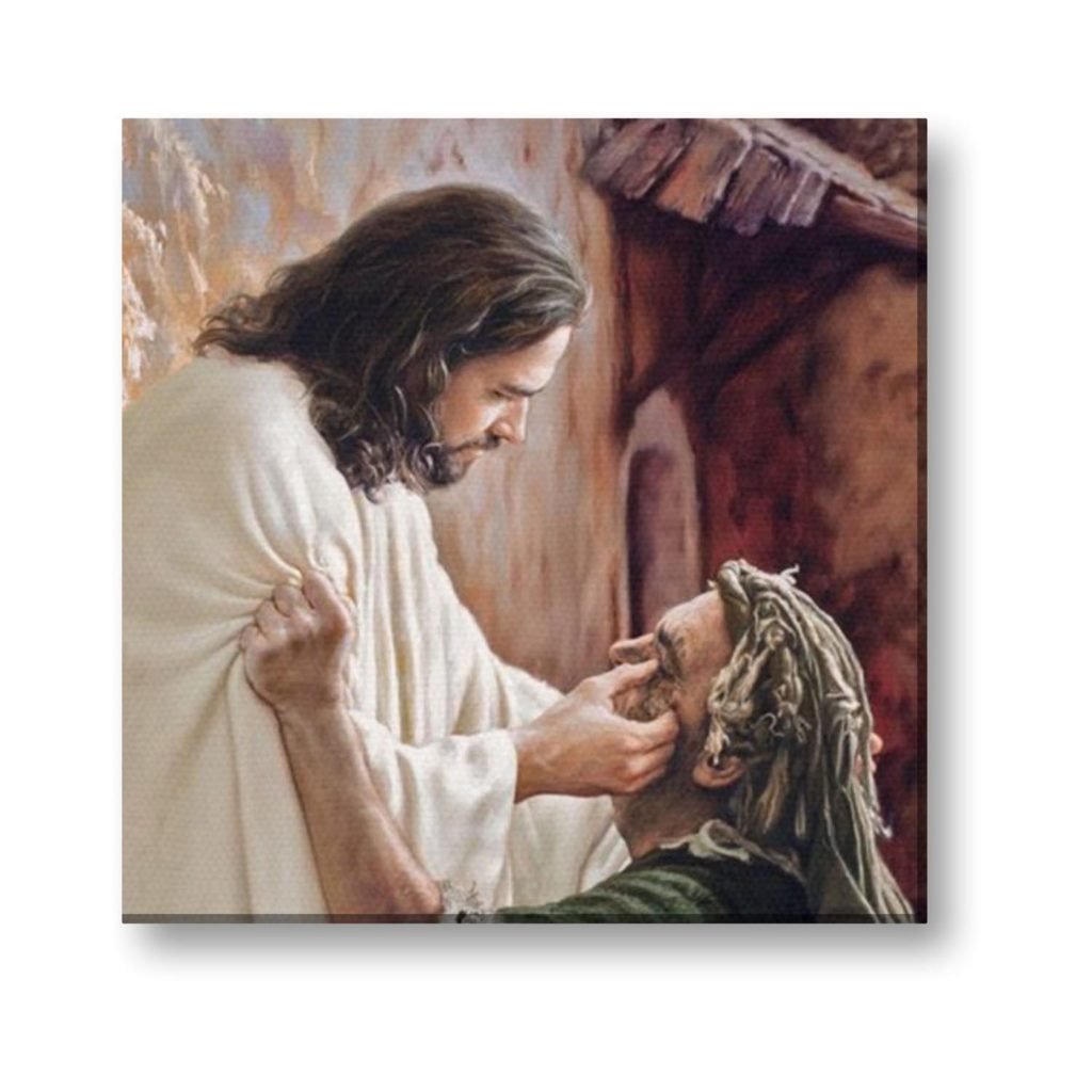 Life Saver Lord Jesus Canvas Wall Painting Frame