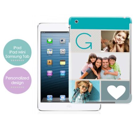 Personalized Love Celebration 3 Photo Collage Tablet Case
