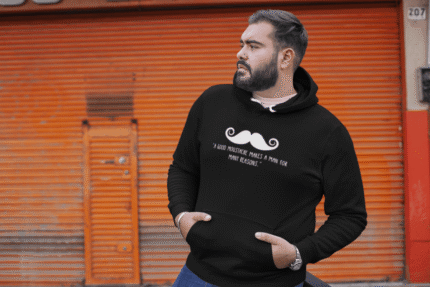 Good Moustache Makes a Man Sweatshirt