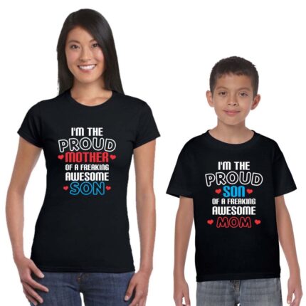 Proud Mother and Son Family Tshirts - Image 3