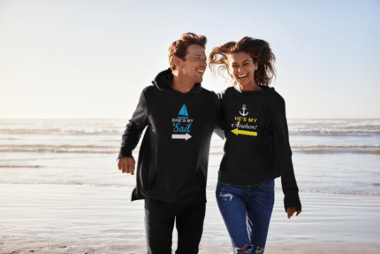 Sail Anchor Couple Sweatshirt
