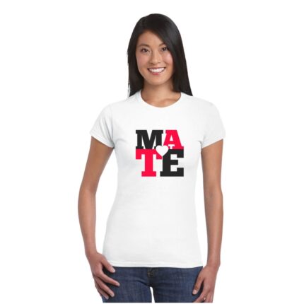 Colorful Soul Mate Couple T-shirt - Image 5
