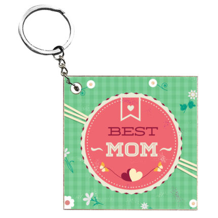 Best Mom Celebration Keychain