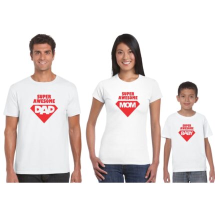 Super Awesome Family T-shirt - Image 3