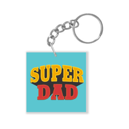 Super Dad Keychain