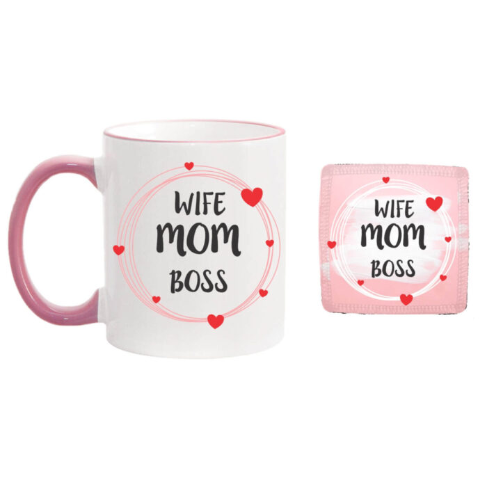 Wife Mom Boss Coffee Mug