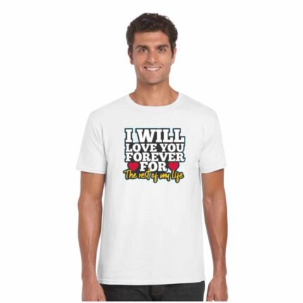 Will Love You forever Couple T-shirt - Image 5