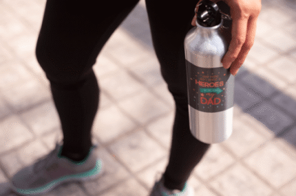 Hero Dad Sipper Water Bottle for Dad Stainless Steel - Gym, Office - Image 2
