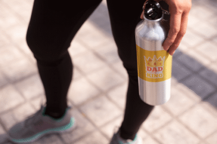 King Dad Sipper Water Bottle for Dad Stainless Steel - Gym, Office - Image 3