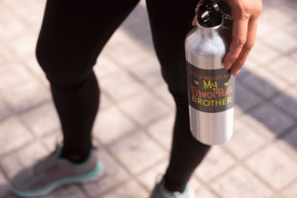Favorite Brother Sipper Water Bottle - Image 2