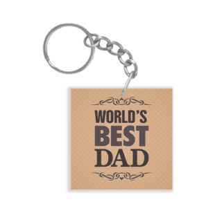 Worlds Best Dad Keychain Keyring