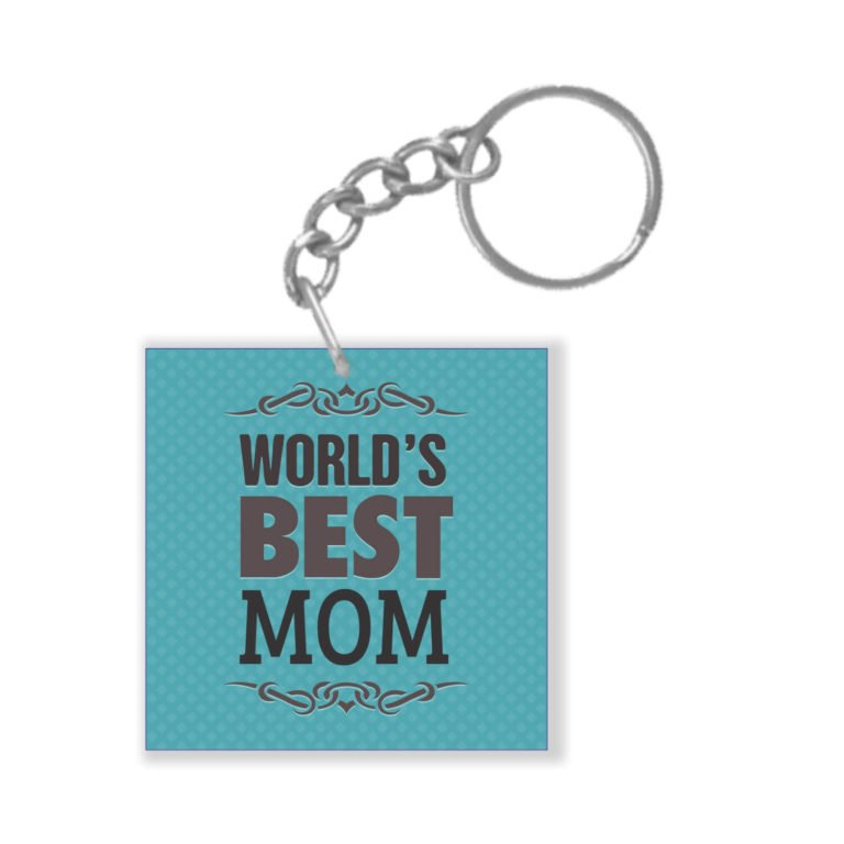 Worlds Best Mom Keychain Keyring
