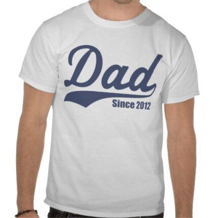 Personalized Dad Since Year T-shirt - Image 5
