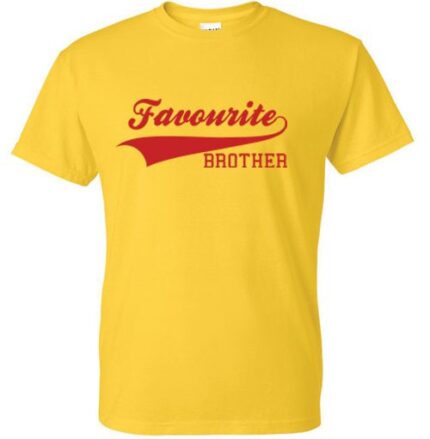 Favourite Brother Tshirt - Image 2
