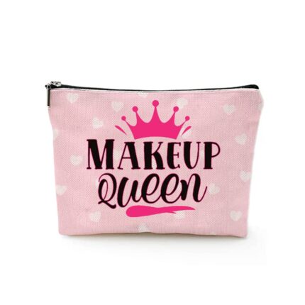 Makeup Pouches with Printed Quotes|Travel Toiletry Bags|Makeup Organiser Bag