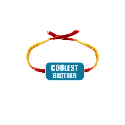 Acrylic Rakhi for Brother Printed Lil Brother|Raskhabandhan
