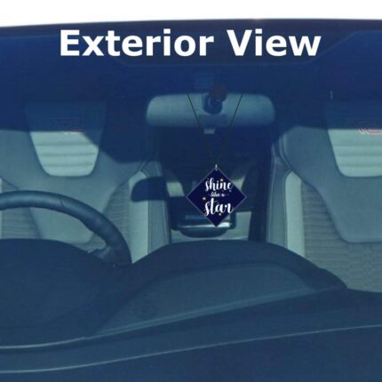Motivational Gifts Acrylic Car Hanging Accessories Shine Like a Star Printed Interior Decoration - Image 4