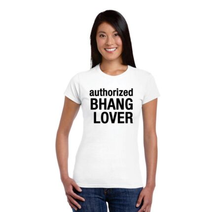 Authorized Bhang Lover T-Shirt - Image 1